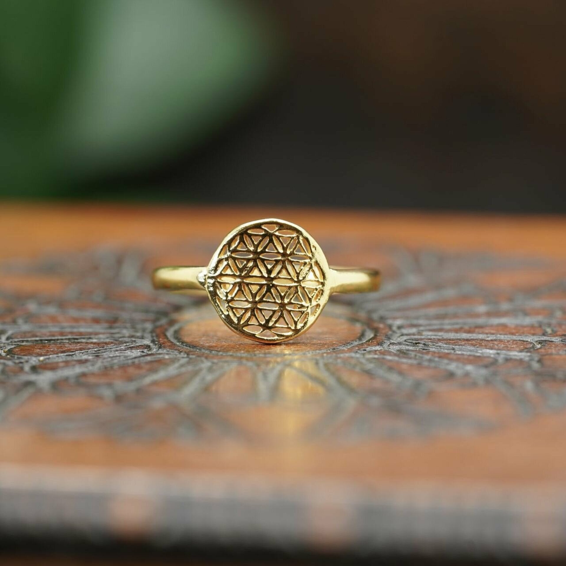 blume des lebens ring, ring blume des lebens, blume des lebens ring gold, blume des lebens schmuck, schmuck blume des lebens, schmuck blume des lebens gold