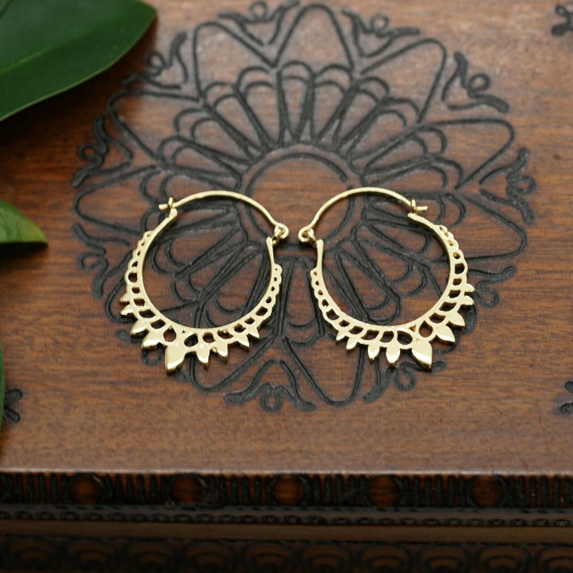 creolen ohrringe, boho ohrringe, ethno ohrringe, tribal ohrringe, ohrringe gold, gold ohrringe, vergoldete ohrringe, vergoldete silber ohrringe, chippewa ohrringe