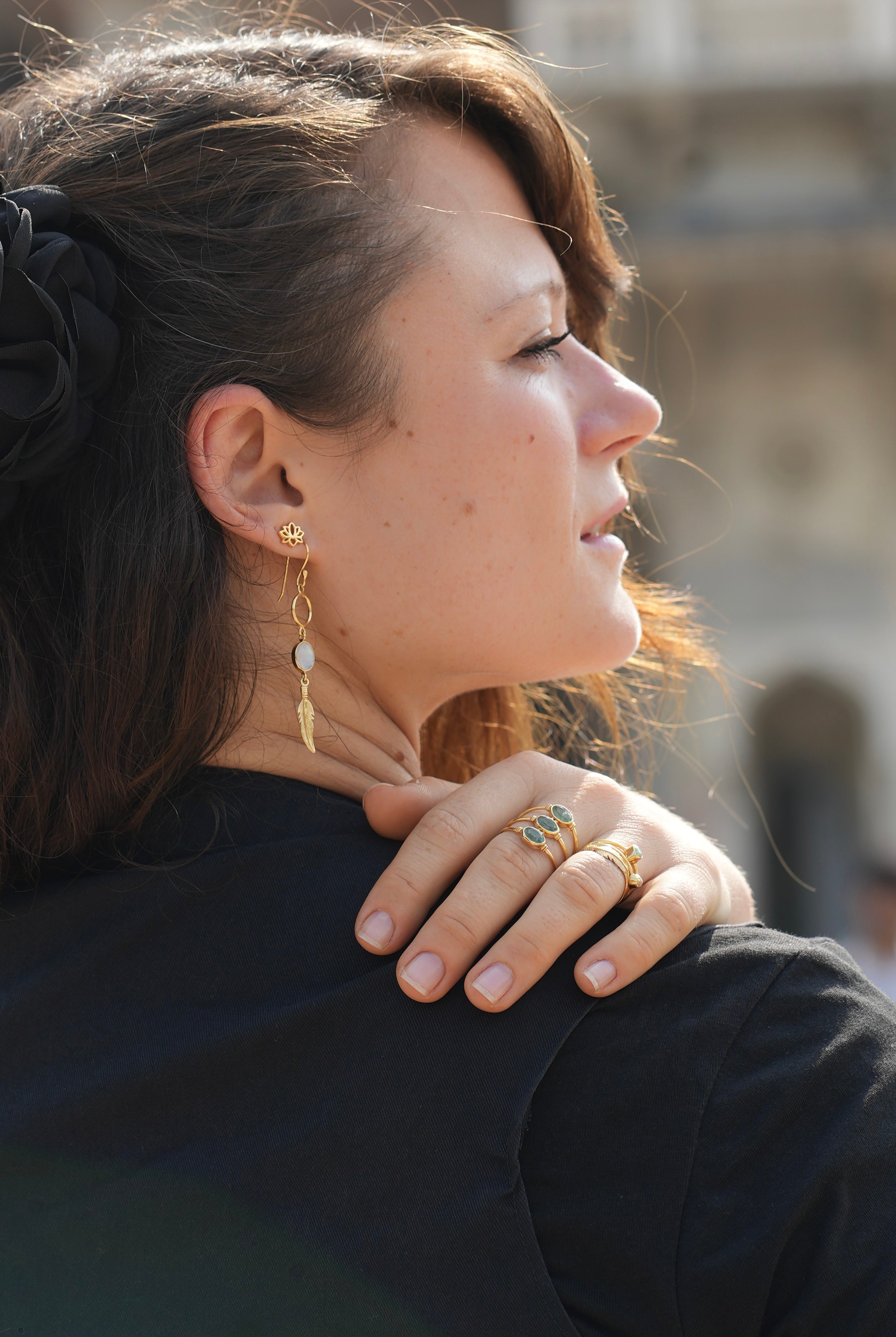 aventurin ring, schmuck aventurin, aventurin schmuck, ring aventurin, grüner aventurin ring, aventurin ring gold, Edelstein ring, doli ring, ring vergoldet, vergoldeter ring
