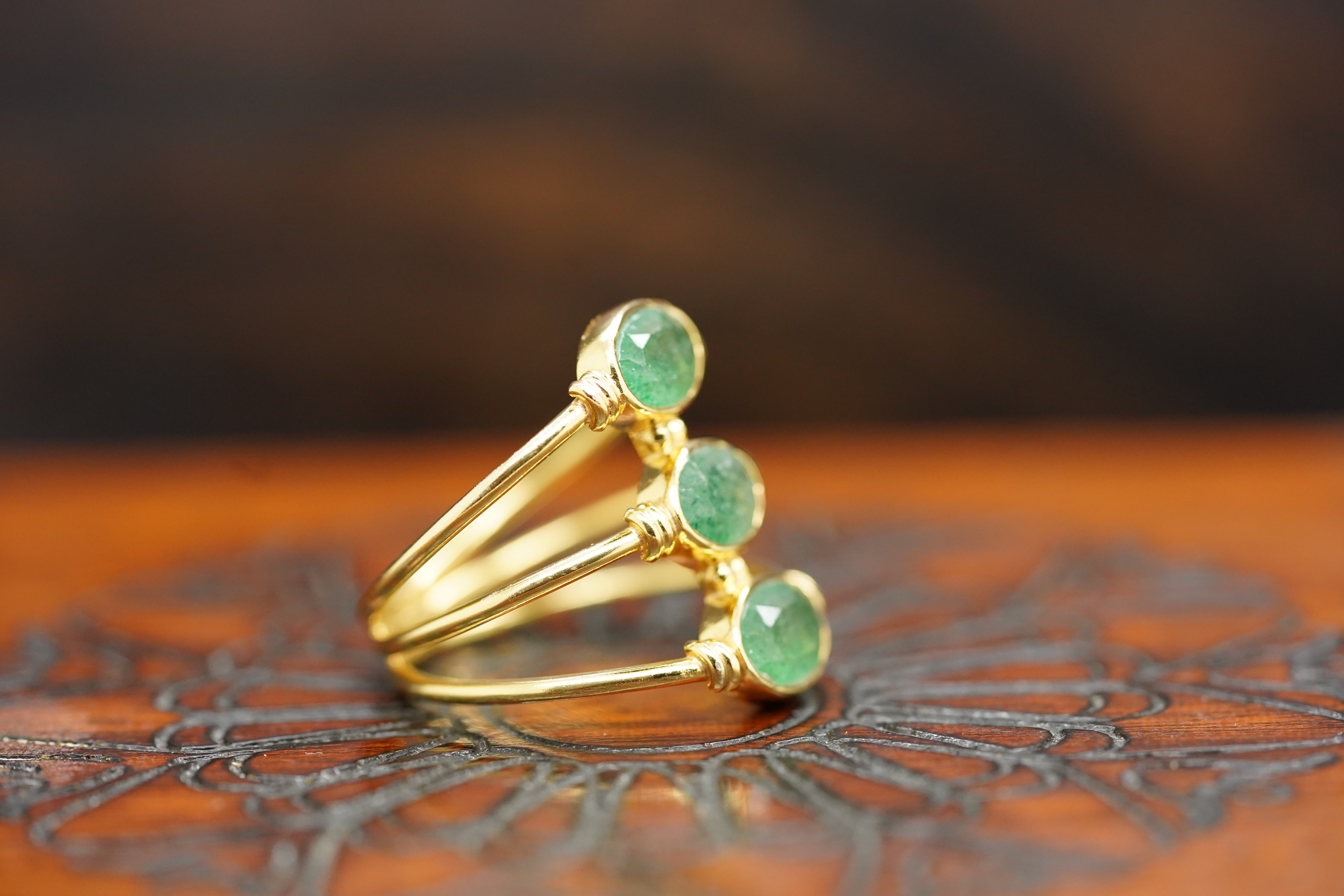 aventurin ring, schmuck aventurin, aventurin schmuck, ring aventurin, grüner aventurin ring, aventurin ring gold, ring vergoldet, vergoldeter ring, Edelstein ring, doli ring

