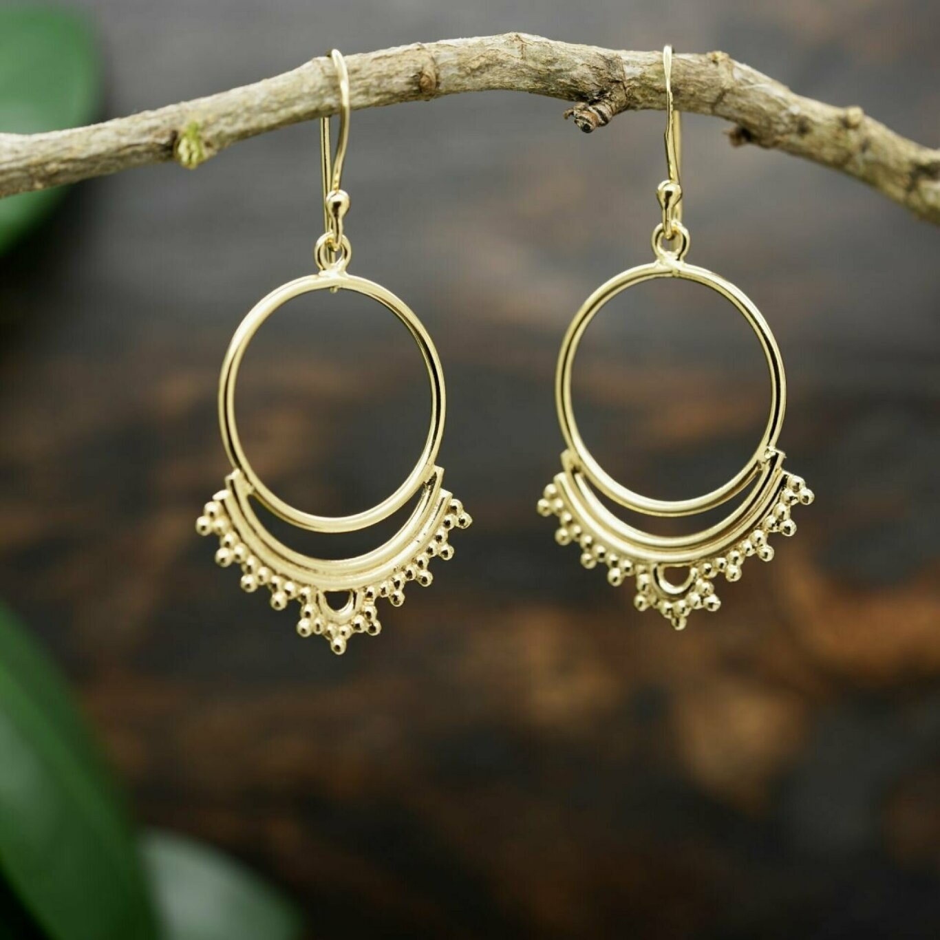 creolen ohrringe, boho ohrringe, ethno ohrringe, tribal ohrringe, ohrringe gold, gold ohrringe, ohrringe vergoldet, ohrringe silber vergoldet, elu ohrringe