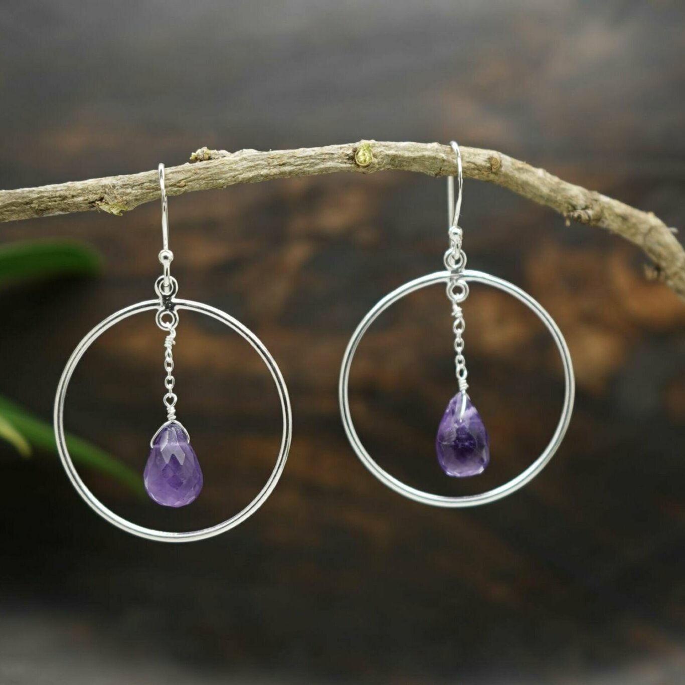 ohrringe mit amethyst, amethyst ohrringe, ohrringe silber mit amethyst, amethyst ohrringe silber, edelstein ohrringe, ohrringe edelstein, hachi ohrringe,