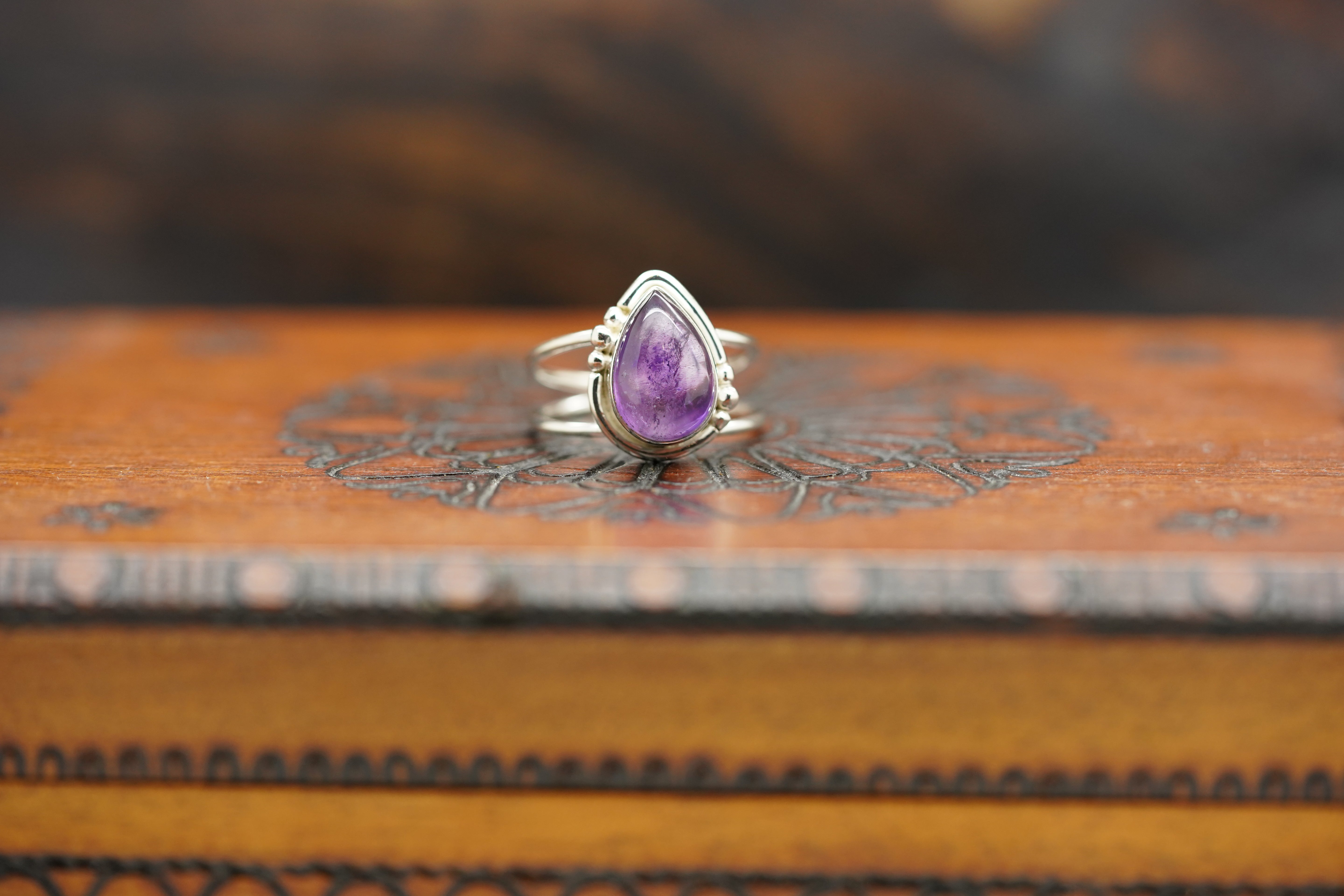 amethyst ring, ring amethyst, ring aus amethyst, kimi ring, Silber ring, Edelstein ring
