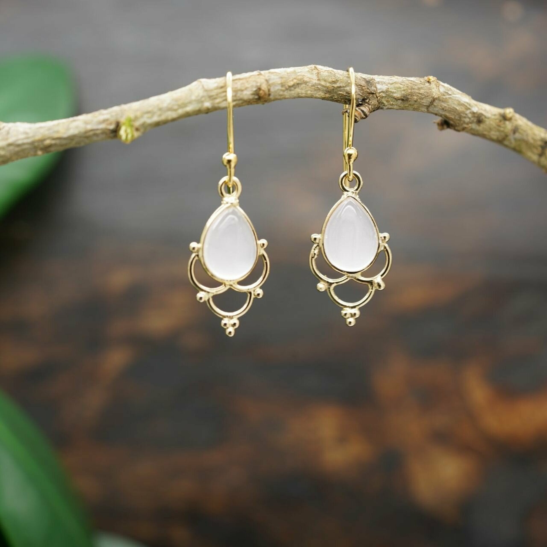 rosenquarz ohrringe, ohrringe rosenquarz,  rosenquarz ohrringe gold, ohrringe gold rosenquarz, edelstein ohrringe, ohrringe edelstein, ohrringe gold mit edelstein, ohrringe gold
