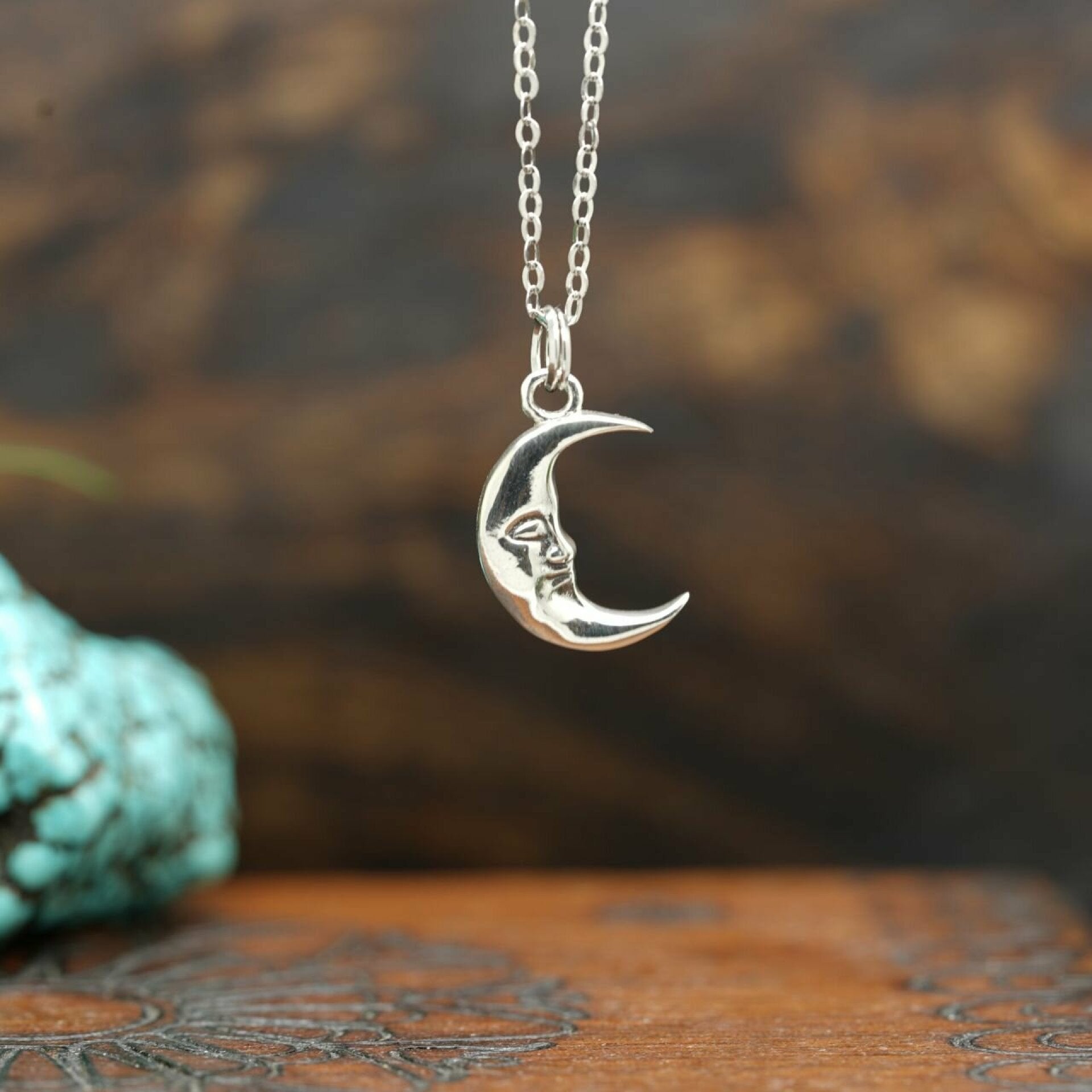 mond kette, mond kette silber, mond anhänger, anhänger mond silber, mond anhänger silber, silber kette, kette silber, silber kette damen, 925 silber kette