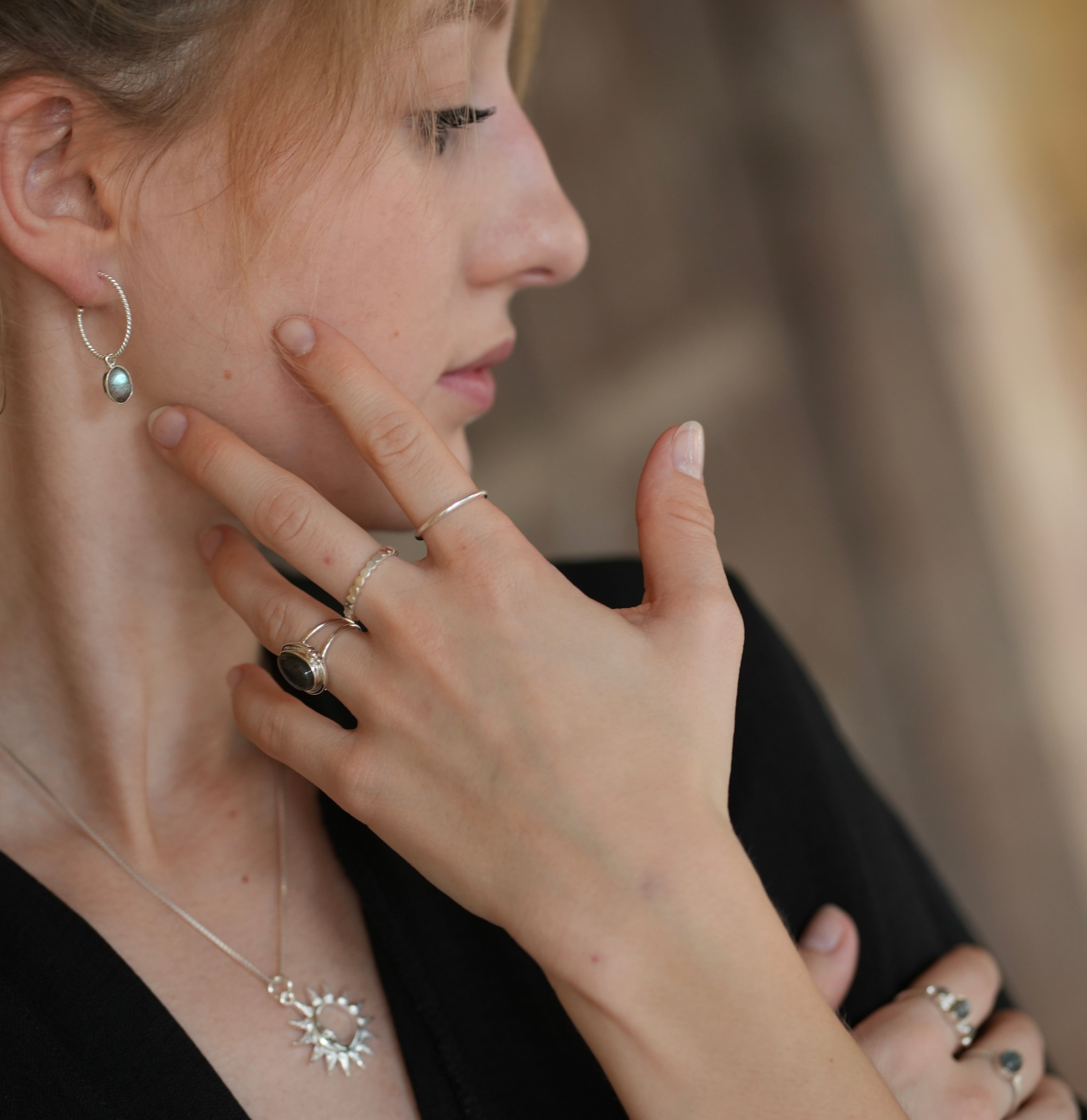 perlenring, perlenring gold, perlenring silber, Waki Ring